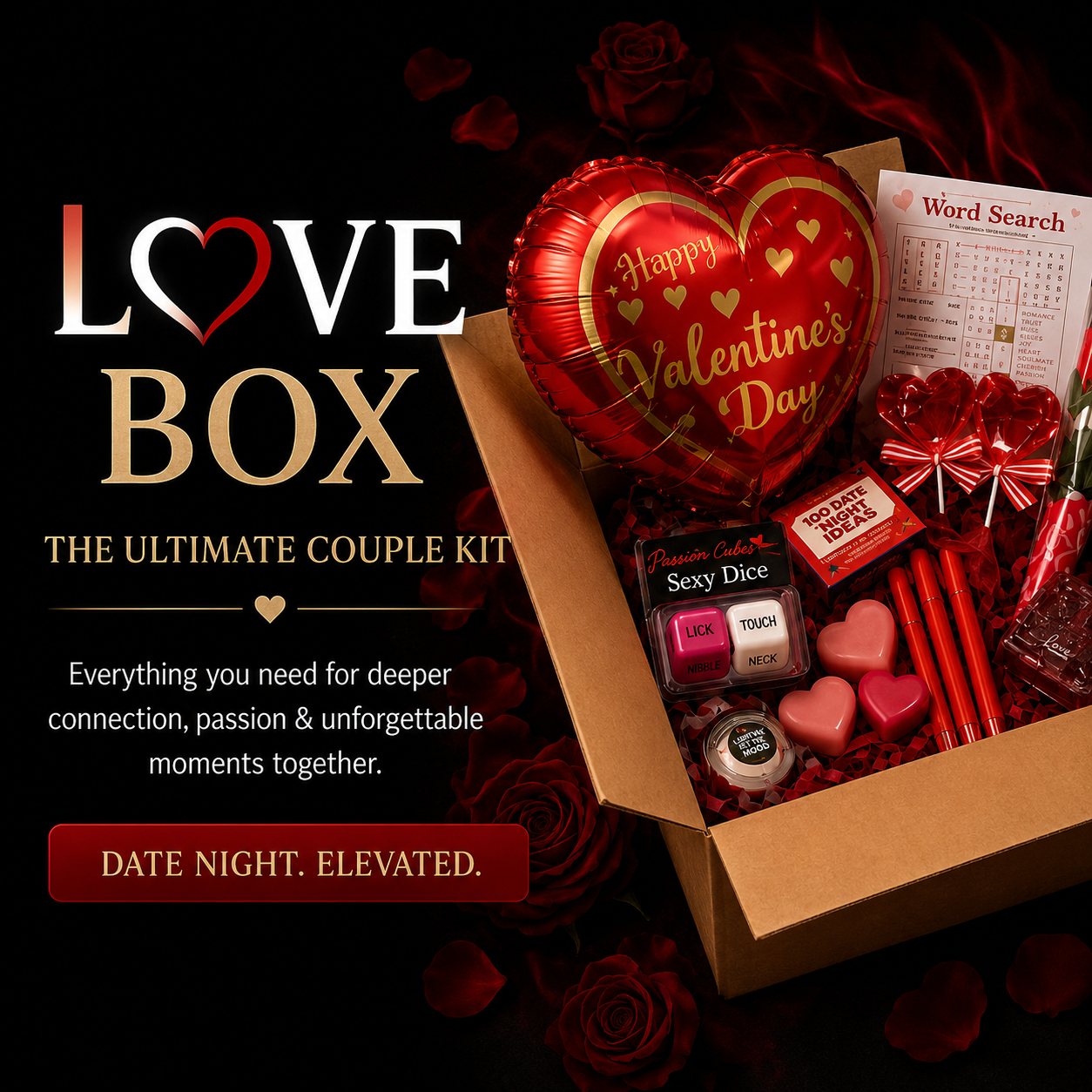 Coffret Saint-Valentin - Le coffret ultime pour les couples